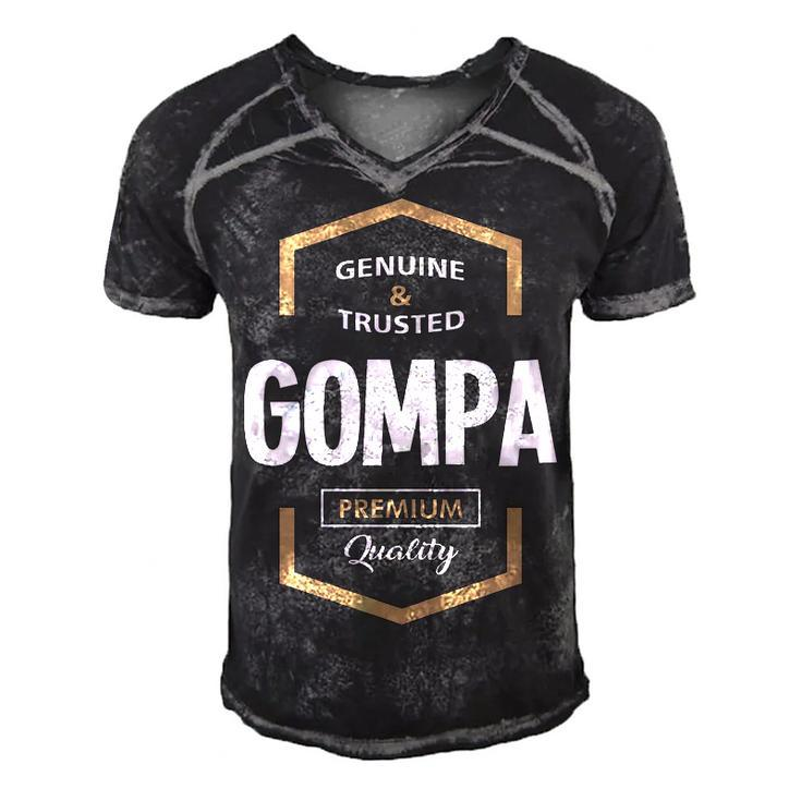Gompa Grandpa Gift   Genuine Trusted Gompa Premium Quality Men's Short Sleeve V-neck 3D Print Retro Tshirt