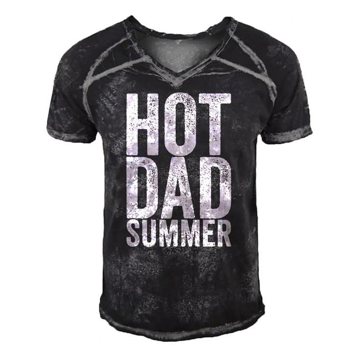 Hot Dad Summer Outdoor Adventure Men's Short Sleeve V-neck 3D Print Retro Tshirt