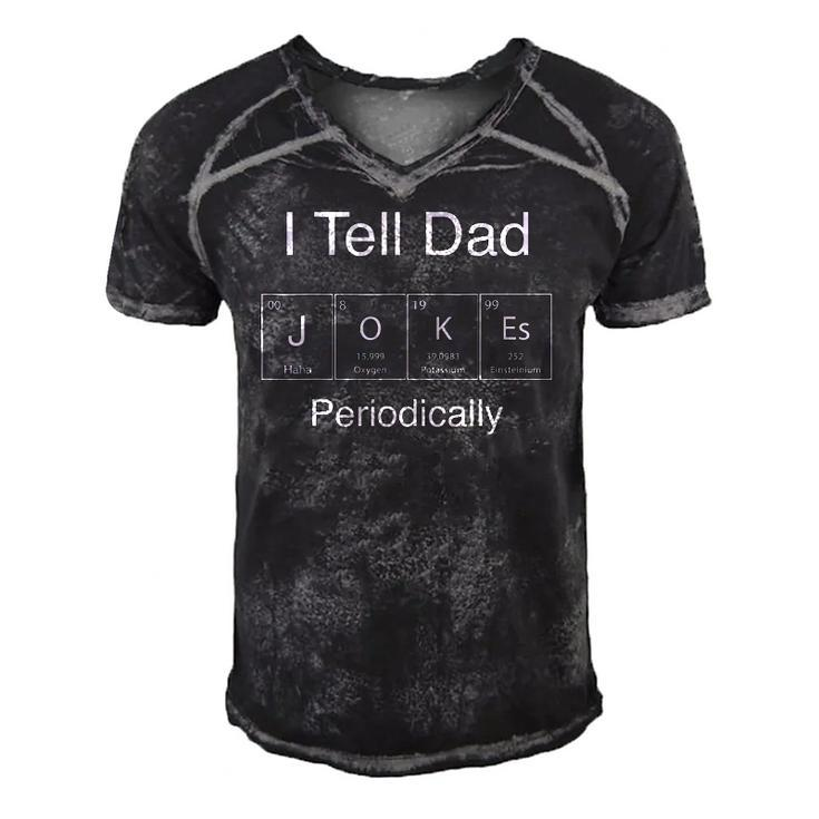 I Tell Dad Jokes Periodically - Funny Science Men's Short Sleeve V-neck 3D Print Retro Tshirt