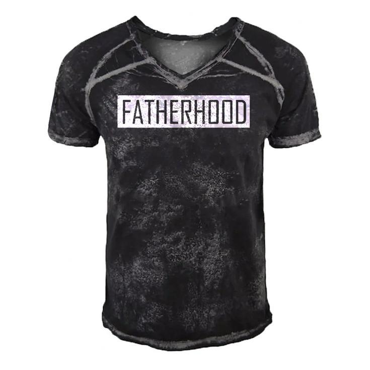 Im A Fatherhood Fathers Day Men's Short Sleeve V-neck 3D Print Retro Tshirt