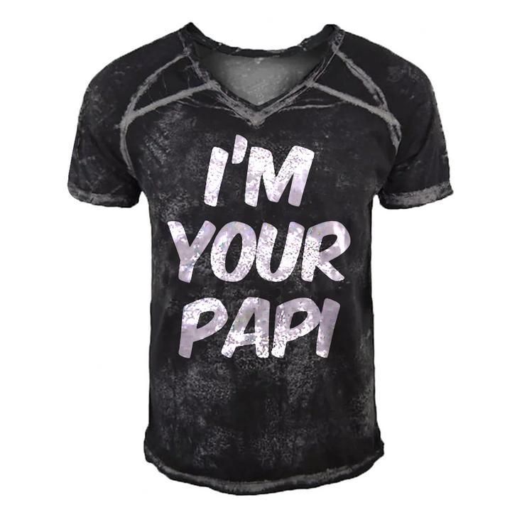 Im Your Papi  Cool Daddy Fathers Day Gift Latino  Men's Short Sleeve V-neck 3D Print Retro Tshirt