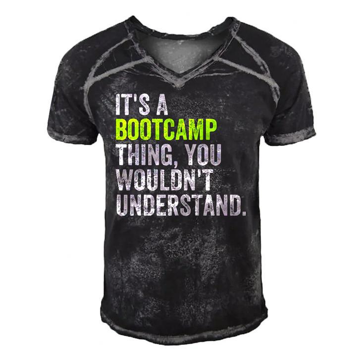 Its A Bootcamp Thingfor Boot Camp Fitness Gym Men's Short Sleeve V-neck 3D Print Retro Tshirt
