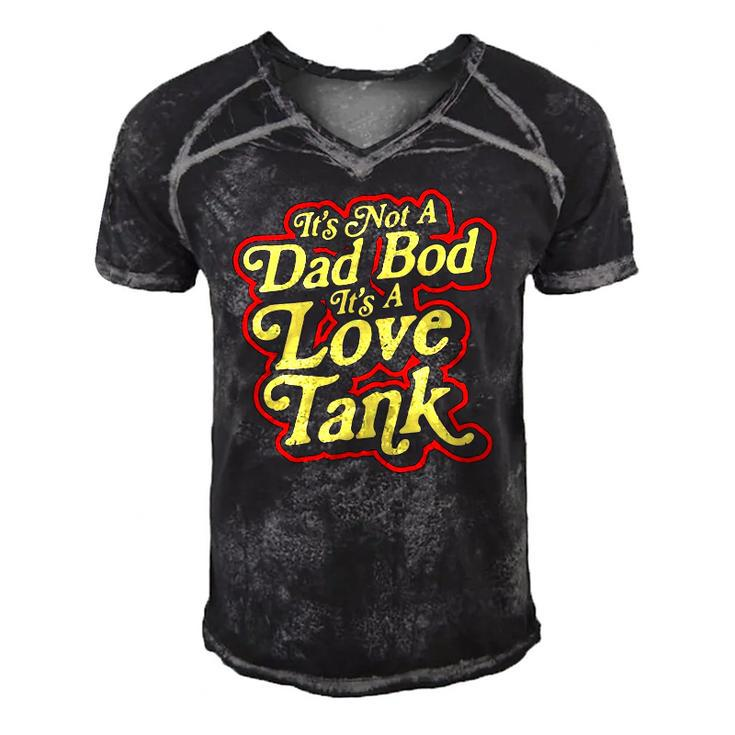 Its Not A Dad Bod Its A Love Tank Funny Fathers Day Men's Short Sleeve V-neck 3D Print Retro Tshirt