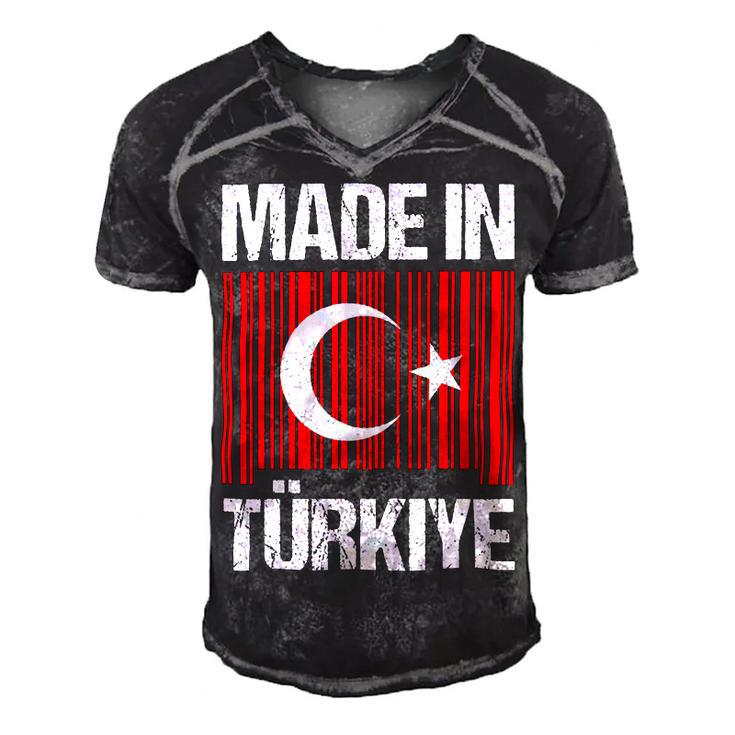 Made In Turkey Flag Turkish 8 Shirt Men's Short Sleeve V-neck 3D Print Retro Tshirt