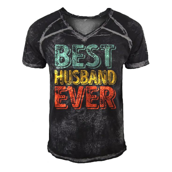 Mens Best Husband Ever  Funny Christmas Gift Fathers Day Men's Short Sleeve V-neck 3D Print Retro Tshirt