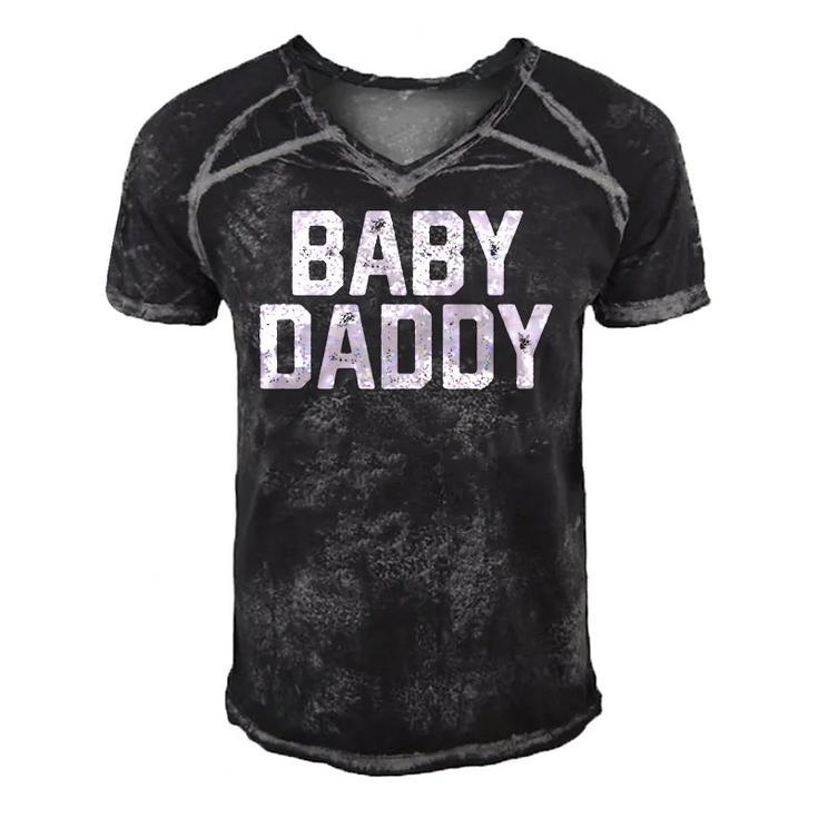 Mens Fathers Day Gift For Men Funny Baby Daddy Dad Joke Men's Short Sleeve V-neck 3D Print Retro Tshirt
