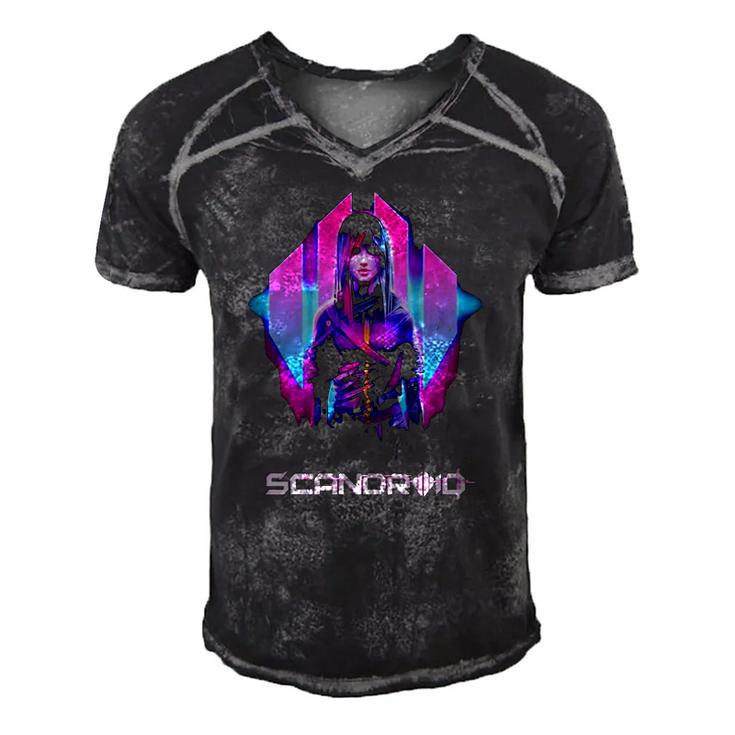 Scandroid Aphelion Music Lover Gift Men's Short Sleeve V-neck 3D Print Retro Tshirt