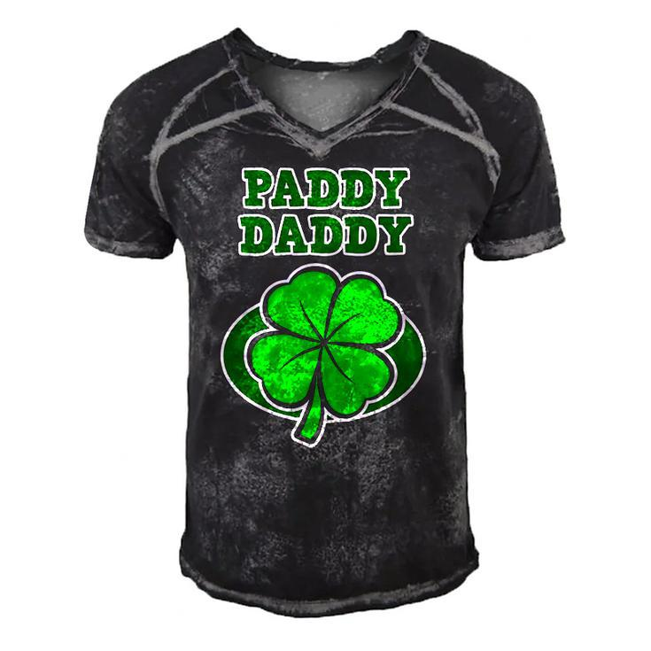 St Patricks Day Design For Father - Paddy Daddy Men's Short Sleeve V-neck 3D Print Retro Tshirt