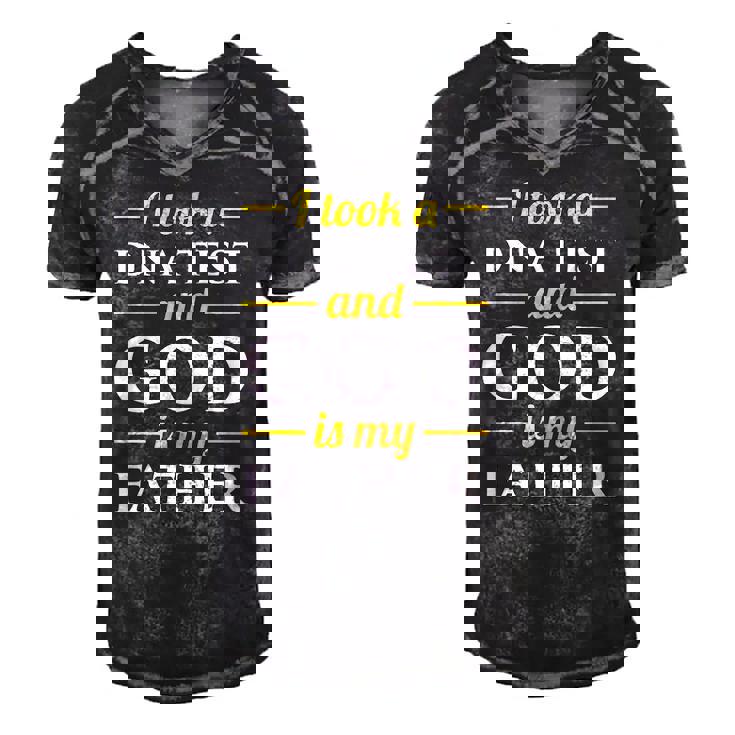 Test - Funny Christian Church Deacon Men's Short Sleeve V-neck 3D Print Retro Tshirt