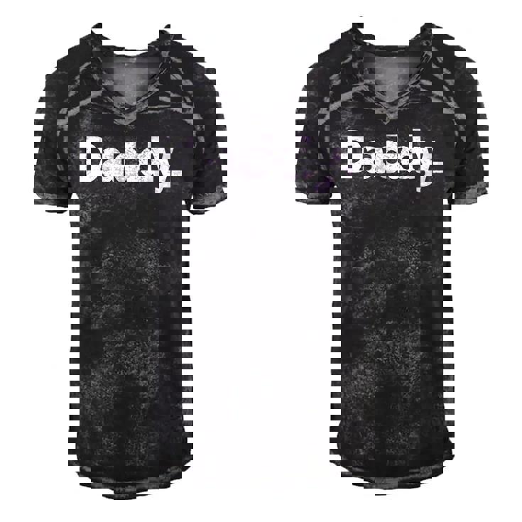 That Says Daddy  Men's Short Sleeve V-neck 3D Print Retro Tshirt