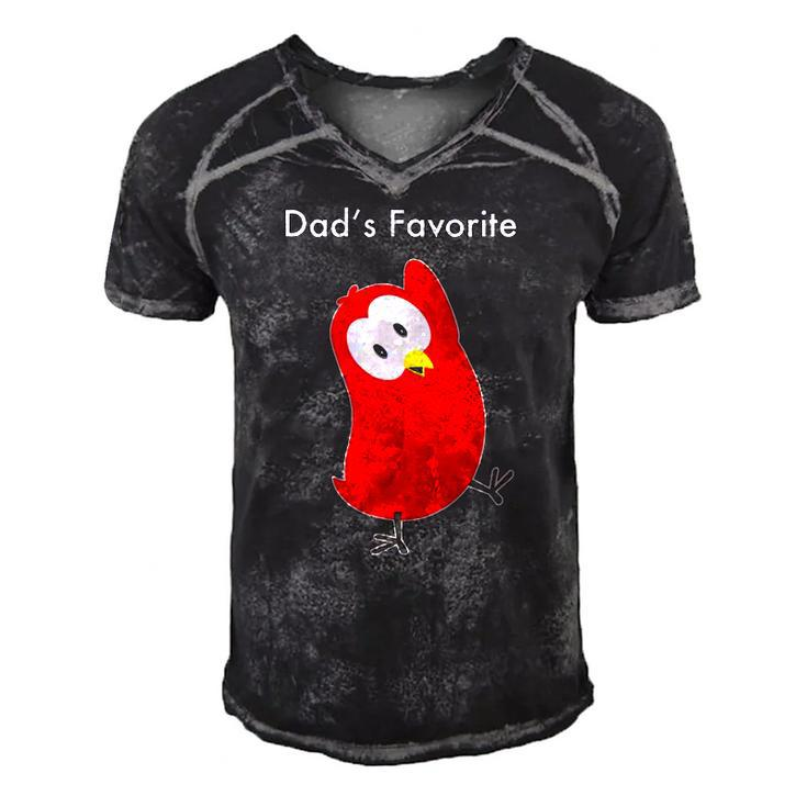 The Official Sammy Bird Dads Favorite Men's Short Sleeve V-neck 3D Print Retro Tshirt