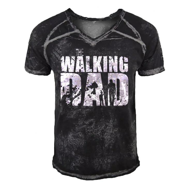The Walking Dad Cool Tv Shower Fans Design Essential Men's Short Sleeve V-neck 3D Print Retro Tshirt