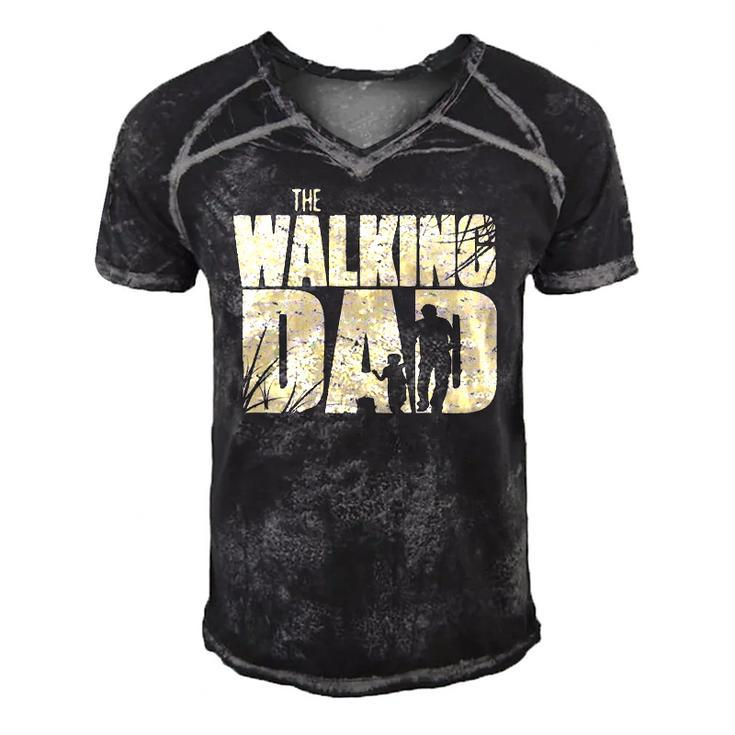 The Walking Dad - Funny Unisex Essential Men's Short Sleeve V-neck 3D Print Retro Tshirt