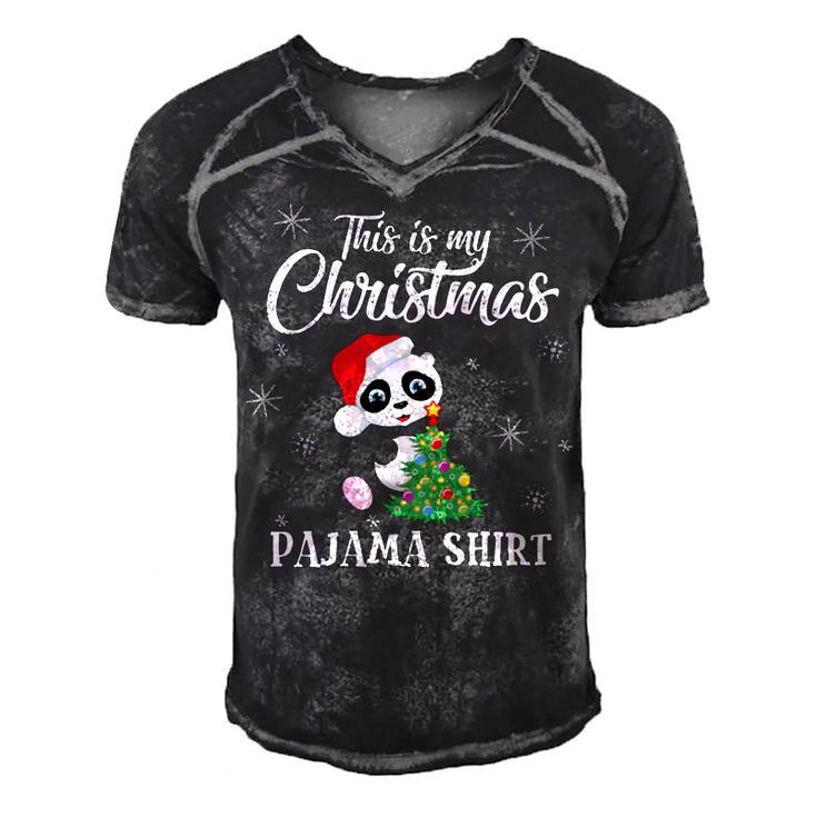 This Is My Christmas Pajama 880 Shirt Men's Short Sleeve V-neck 3D Print Retro Tshirt
