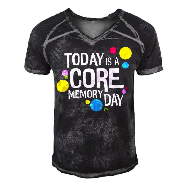 Today Is A Core Memory Day For Men Women & Kids 258 Trending Shirt Men's Short Sleeve V-neck 3D Print Retro Tshirt