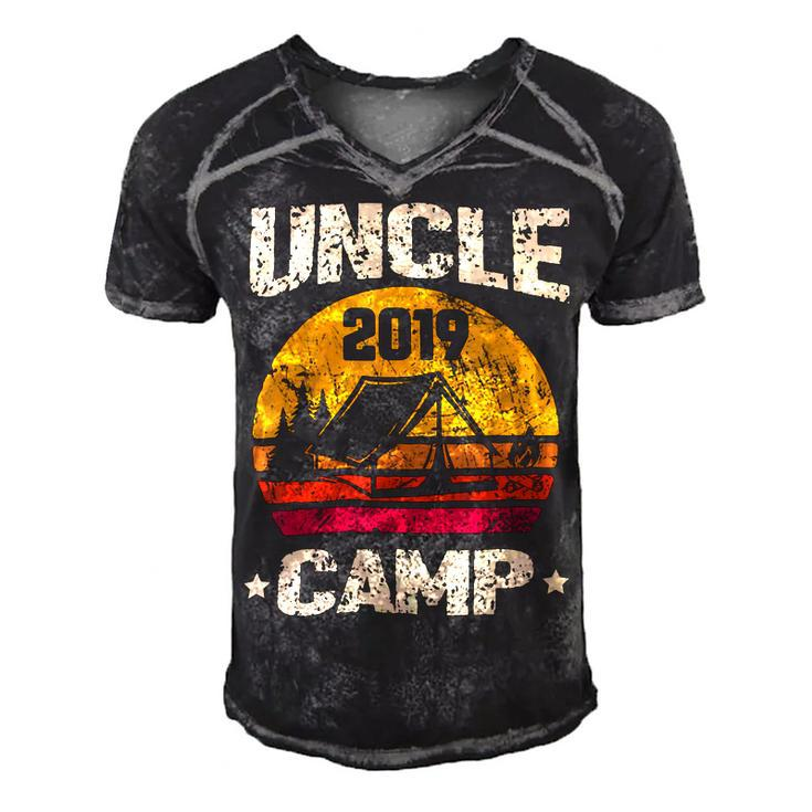 Uncle Camp 2019 Family Vacation T Shirt T Shirt Men's Short Sleeve V-neck 3D Print Retro Tshirt