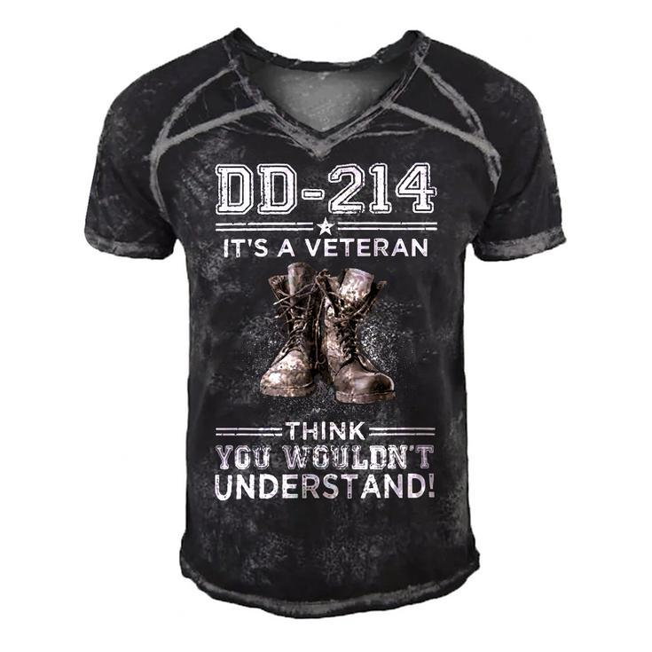 Veteran Its A Veteran Thing You Wouldnt Understand 93 Navy Soldier Army Military Men's Short Sleeve V-neck 3D Print Retro Tshirt