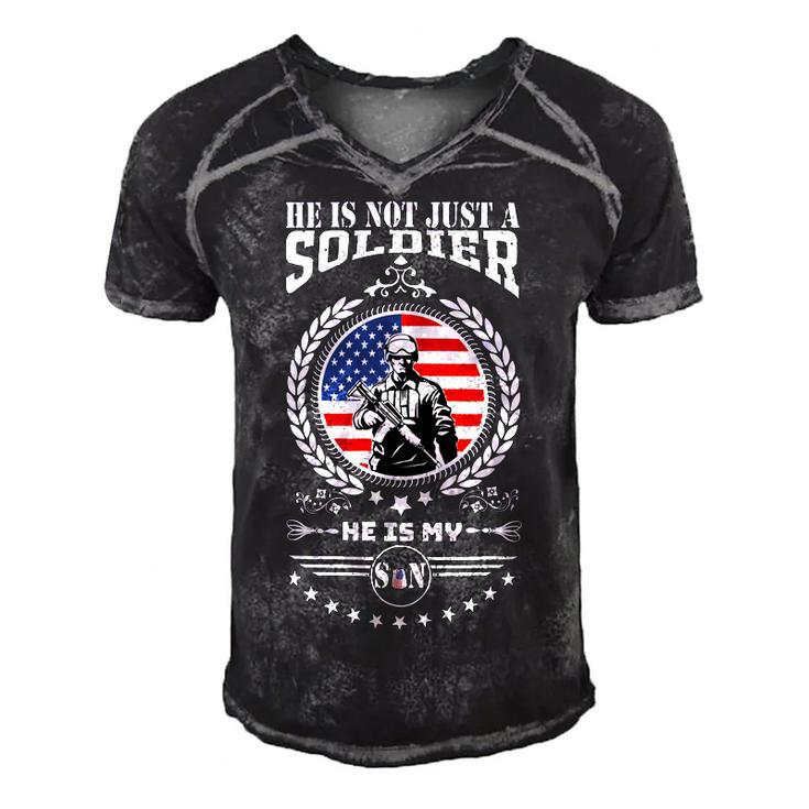 Veteran Veterans Day Us Army Military 35 Navy Soldier Army Military Men's Short Sleeve V-neck 3D Print Retro Tshirt