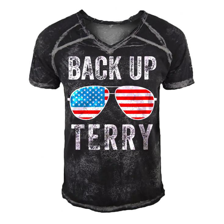 Womens Back Up Terry Put It In Reverse Fireworks Funny 4Th Of July  Men's Short Sleeve V-neck 3D Print Retro Tshirt