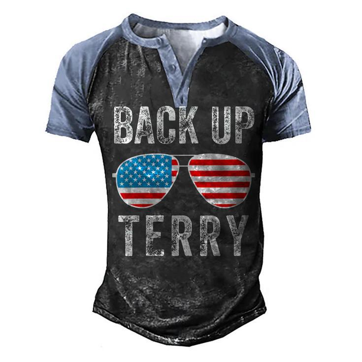 Womens Back Up Terry Put It In Reverse Fireworks Funny 4Th Of July  Men's Henley Shirt Raglan Sleeve 3D Print T-shirt