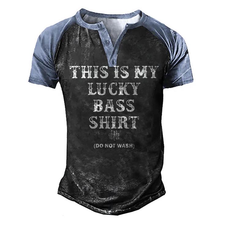 Henley Shirt Raglan Sleeve 3D Print 