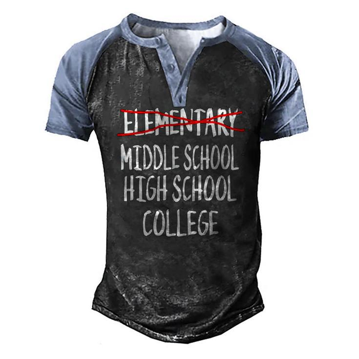 5Th Grade Graduationart- Elementary Graduation Men's Henley Raglan T-Shirt