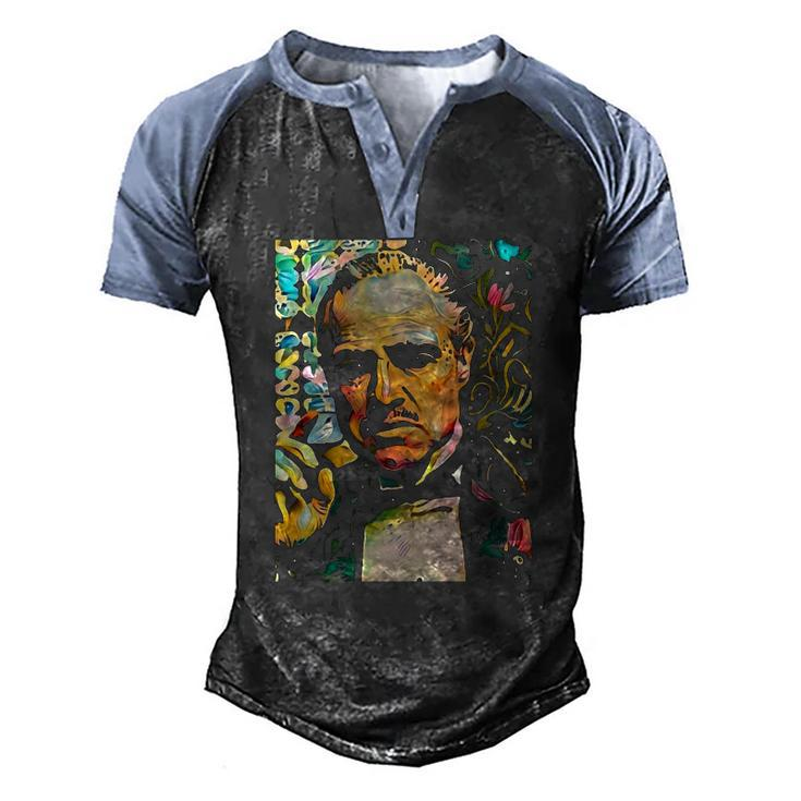 Abstract Of Godfather Classic Men's Henley Raglan T-Shirt