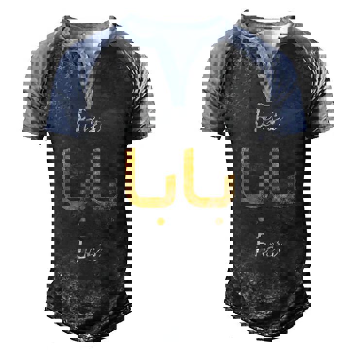 Best Baba Or Daddy Arabic Calligraphy Fathers Day Classic Men's Henley Raglan T-Shirt