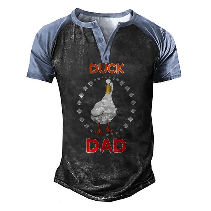 Mens Duck Dad Duck Lover Duck Owner For Men Men's Henley Raglan T-Shirt