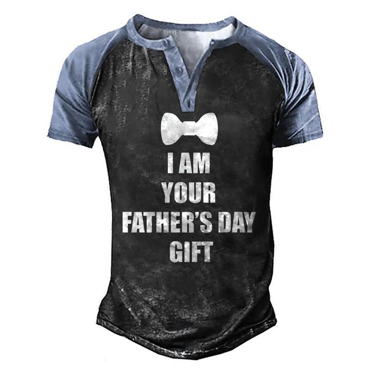 Kids I Am Your Fathers Day Men's Henley Raglan T-Shirt