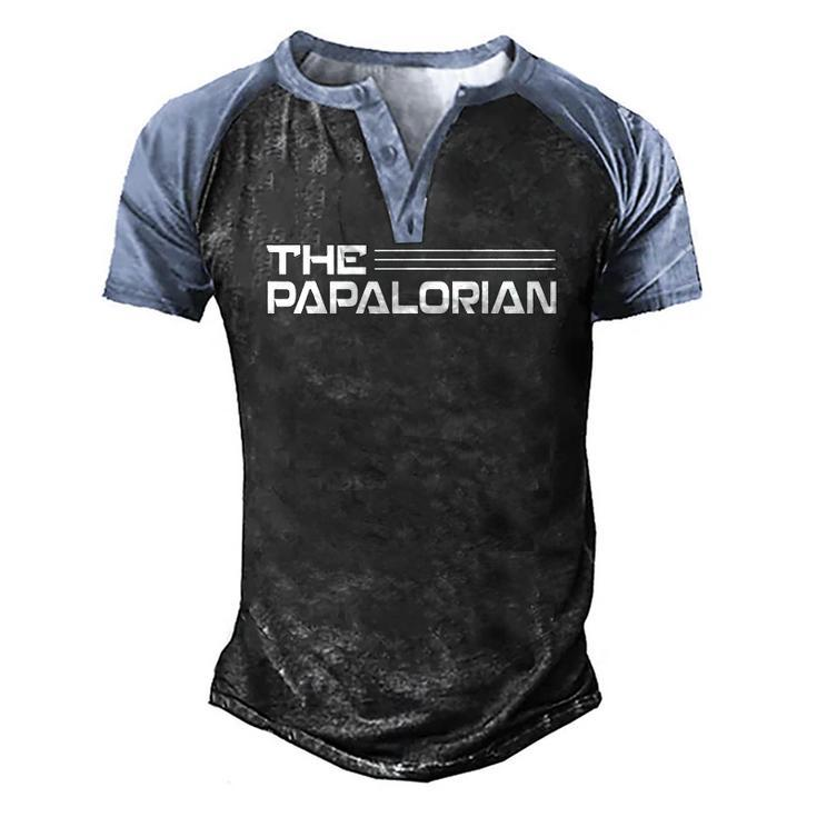 The Papalorian Fathers Day Costume Men's Henley Raglan T-Shirt