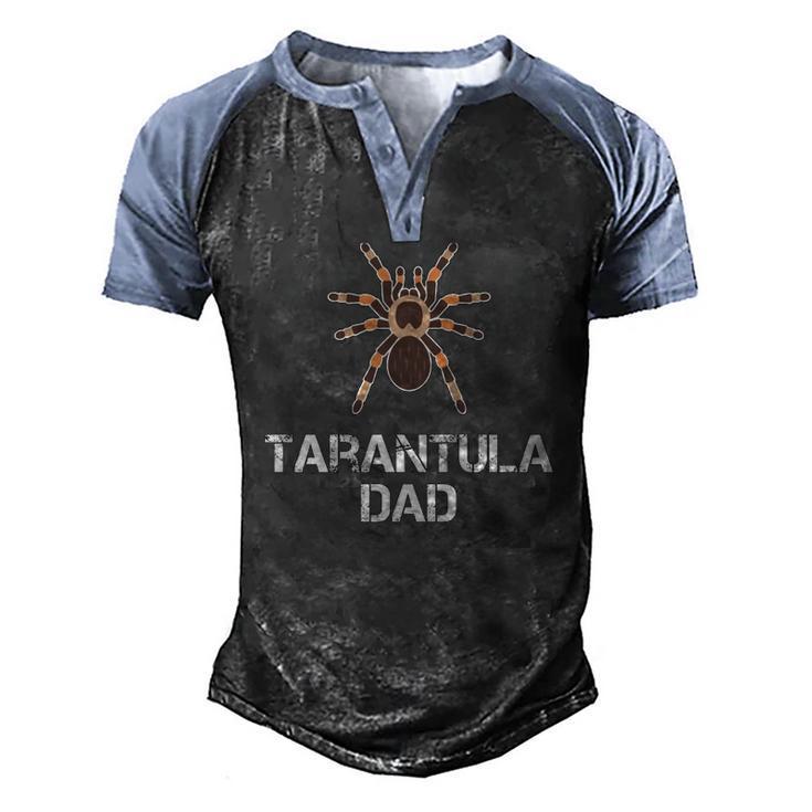 Tarantula Dad Spider Owner Hooded Men's Henley Raglan T-Shirt