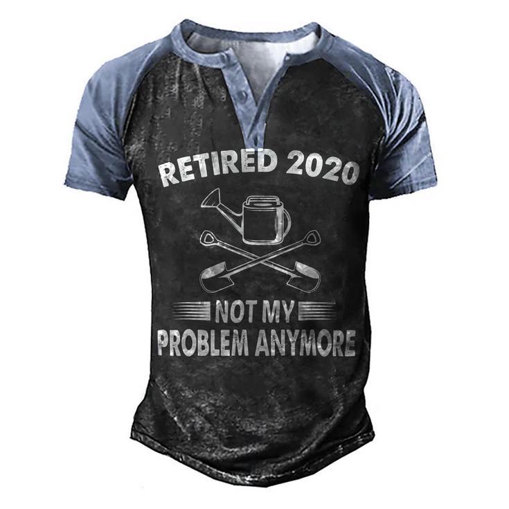 This 2020 Retirement Funny Garden 556 Shirt Men's Henley Shirt Raglan Sleeve 3D Print T-shirt