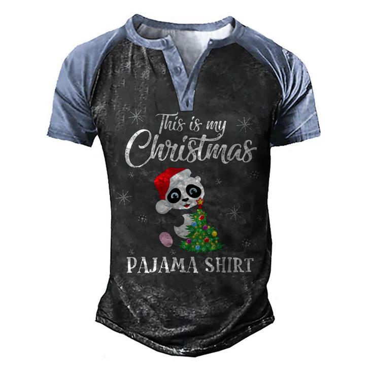 This Is My Christmas Pajama 880 Shirt Men's Henley Shirt Raglan Sleeve 3D Print T-shirt