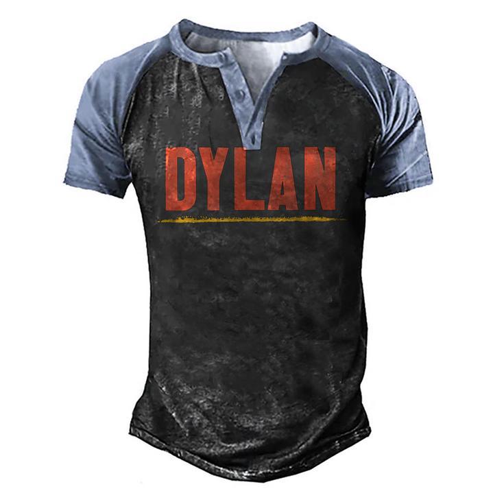 Vintage Retro Bob Dylan&X27S Underline Fans Art Men Women Men's Henley Shirt Raglan Sleeve 3D Print T-shirt