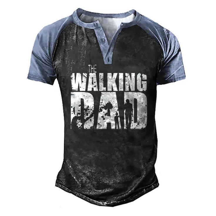The Walking Dad Cool Tv Shower Fans Essential Men's Henley Raglan T-Shirt