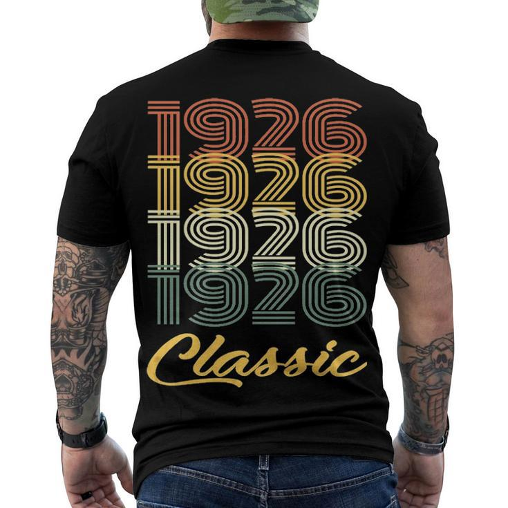 1926 Classic Birthday Men's Crewneck Short Sleeve Back Print T-shirt