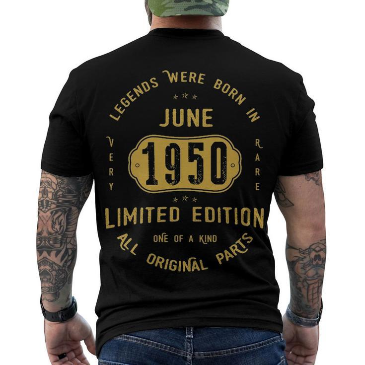 1950 June Birthday 1950 June Limited Edition Men's T-Shirt Back Print
