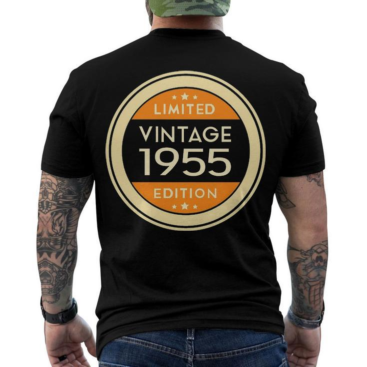 1955 Birthday 1955 Vintage Limited Edition Men's T-Shirt Back Print