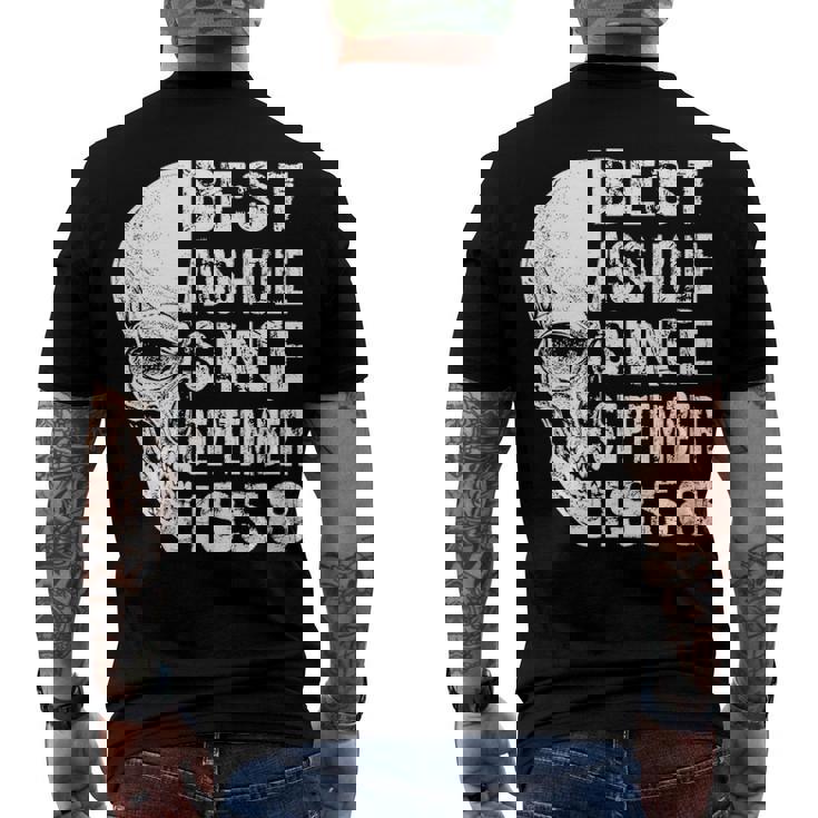 1958 September Birthday V2 Men's Crewneck Short Sleeve Back Print T-shirt