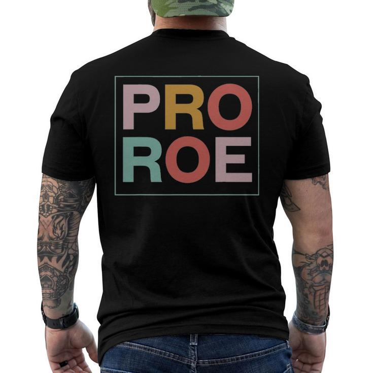 1973 Pro Roe Pro-Choice Feminist Men's Back Print T-shirt