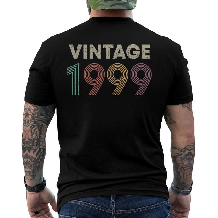 1999 Retro Vintage Birthday Men's Back Print T-shirt