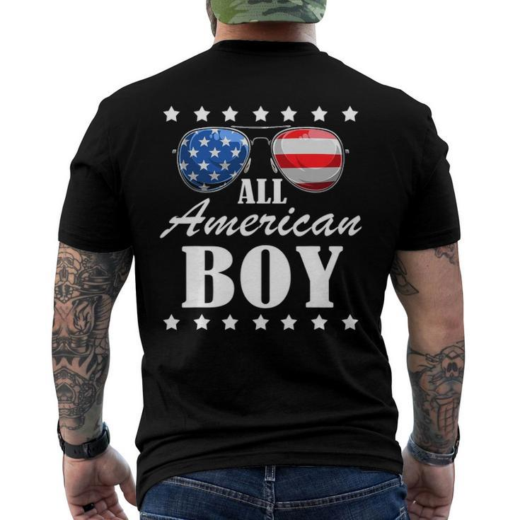 4Th July America Independence Day Patriot Usa Mens & Boys Men's Back Print T-shirt