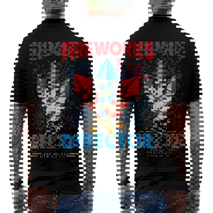 4Th Of July - Fireworks Director I Run You Run Fourth July Men's T-shirt Back Print
