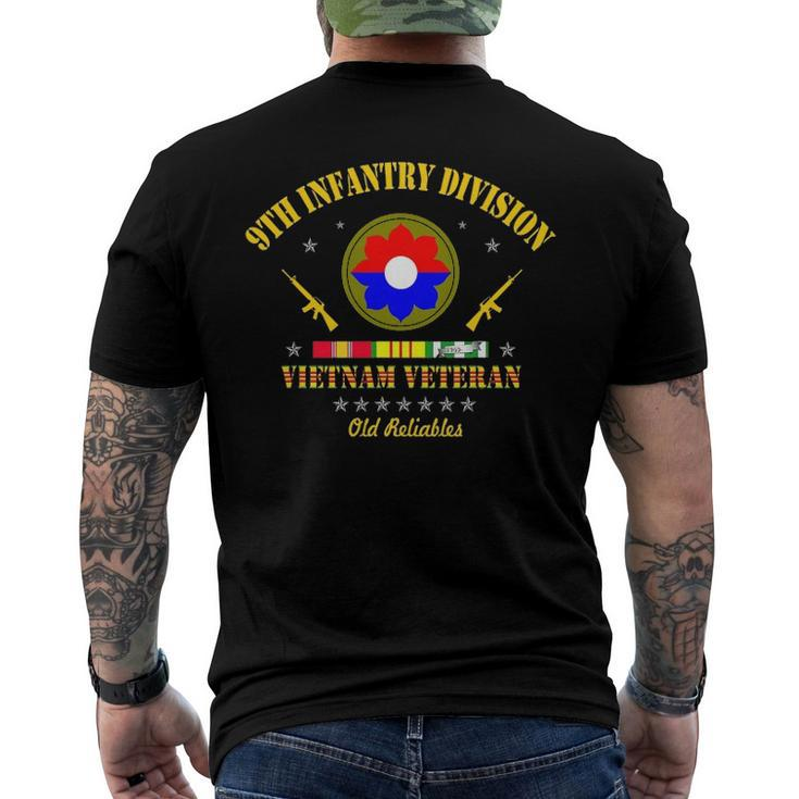 9Th Infantry Division Vietnam Veteran Old Reliables Veteran Men's Back Print T-shirt