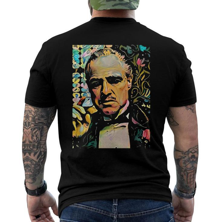 Abstract Of Godfather Classic Men's Back Print T-shirt