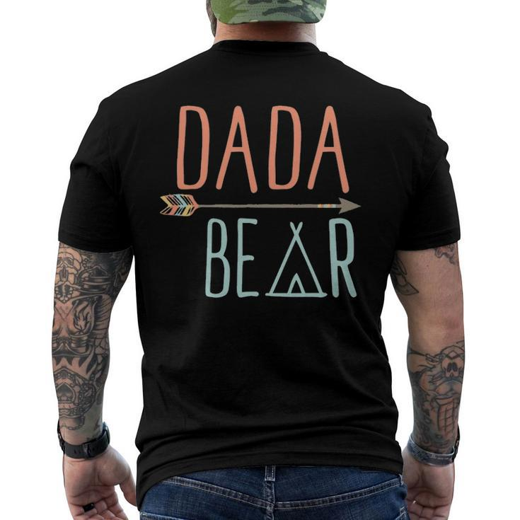 Arrow Tribal Dada Bear Fathers Day Men's Back Print T-shirt