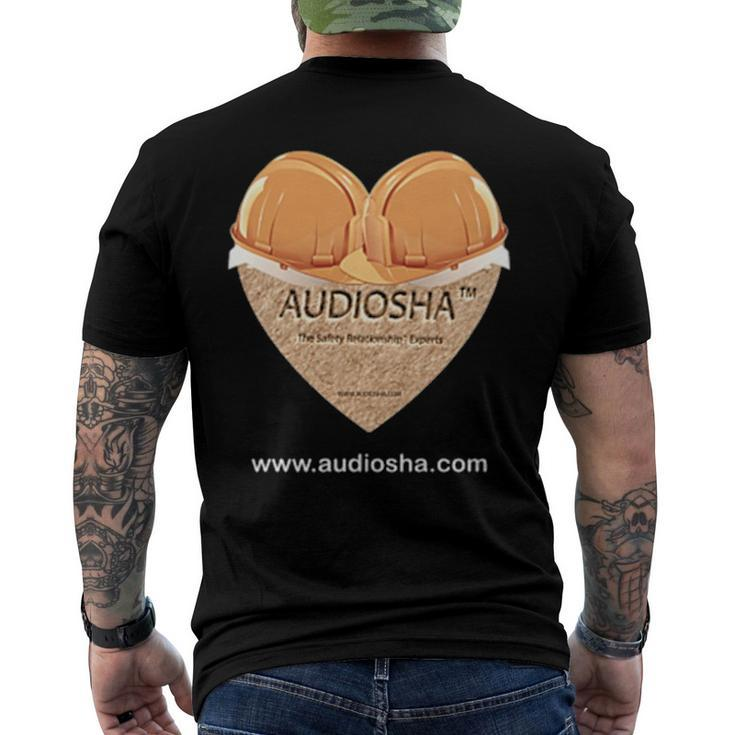 Audiosha - The Safety Relationship Experts Men's Back Print T-shirt