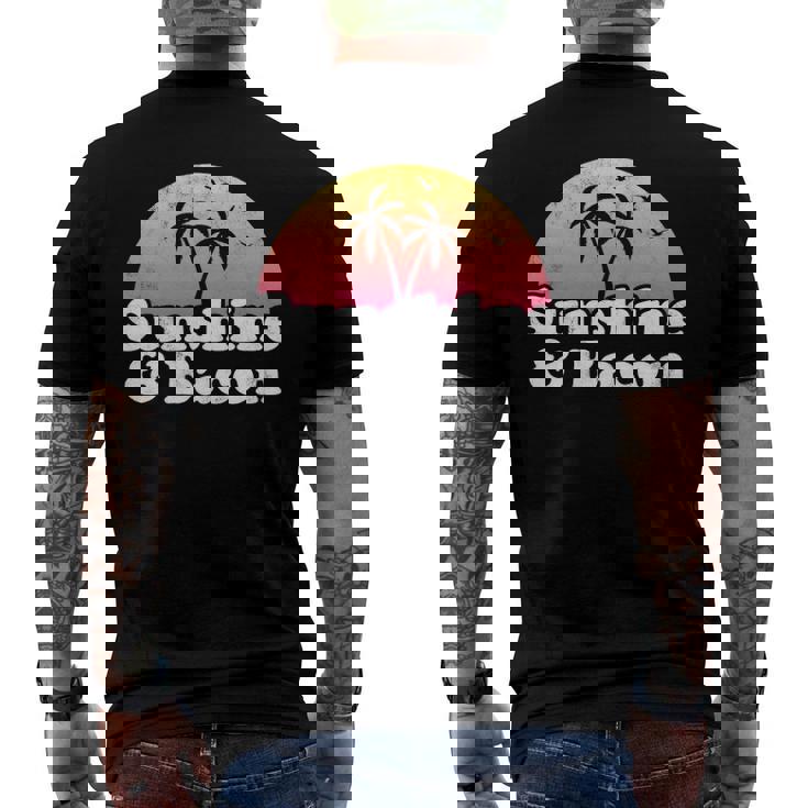 Bacon - Sunshine And Bacon Men's Back Print T-shirt