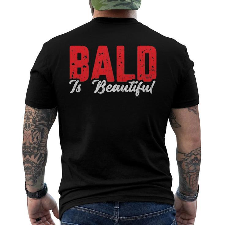 Mens Bald Beautiful Graphic Men's Back Print T-shirt